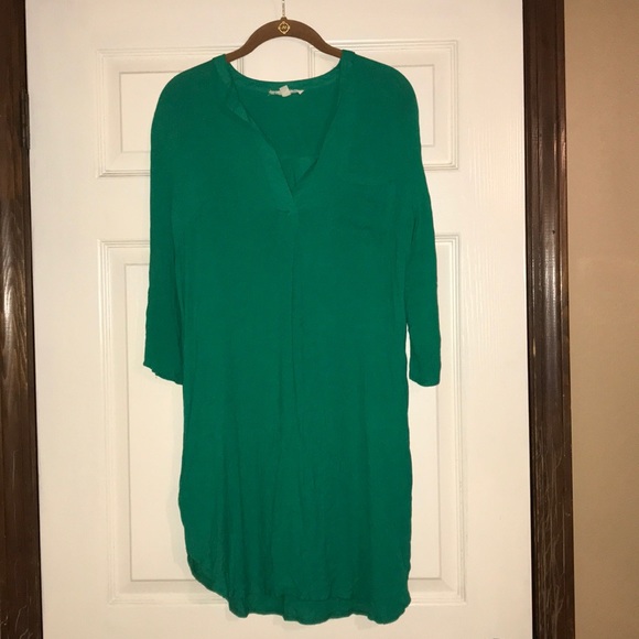 Hot & Delicious Dresses & Skirts - Green crepe dress